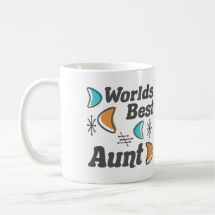 Werelds beste tante retro koffiemok