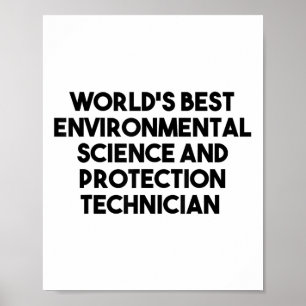 Werelds beste technologie voor milieubescherming poster