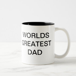 werelds beste vader tweekleurige koffiemok