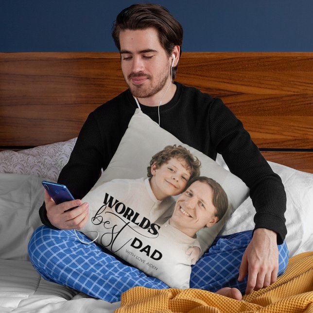 Werelds Beste Vader Worp Kussen (Creator heeft geüpload)