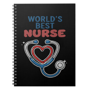 Werelds Beste Verpleegster Cadeau Cute Stetho Notitieboek