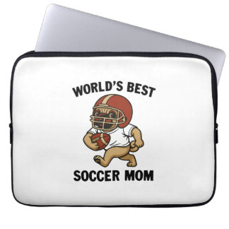 WERELDS BESTE VOETBALMOEDER - PUG SPELER LAPTOP SLEEVE