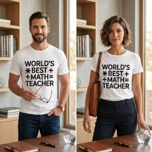 Werelds Beste Wiskundeleraar T-shirt