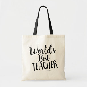 WERELDS BSTE LERAAR Persoonlijke Aangepaste Naam Tote Bag