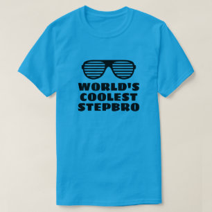 Werelds coolste stiefbroer grappig T-shirt voor br