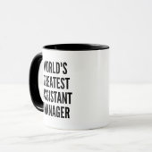 Werelds grootste assistent-manager mok (Voorkant links)