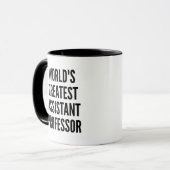 Werelds grootste assistent-professor mok (Voorkant links)