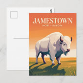 Werelds Grootste Buffel VS Briefkaart (Voorkant / Achterkant)