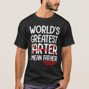 Wereld's grootste vader Ik bedoel vader Beste Pap T-shirt