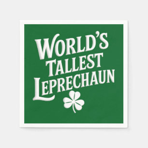 Werelds hoogste kabouter Ierse St. Patrick's Day Servet