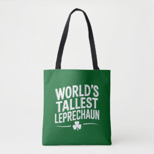 Werelds hoogste kabouter St. Patrick's Day Draagtas