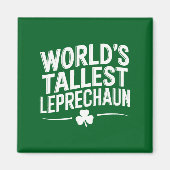 Werelds hoogste kabouter St. Patrick's Day Magneet (Voorkant)