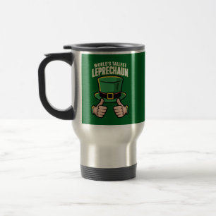 Werelds hoogste Leprechaun Grappige Ierse humor Reisbeker