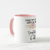 Werelds KILLER Achter-/zwager, samen hebben we all Mok (Voorkant links)