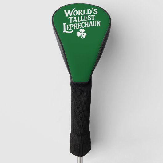 Werelds Langste Kabouter Ierse St. Patrick's Dag Golfheadcover (Voorkant)