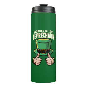 Werelds Langste Leprechaun Grappige Ierse Humor Thermosbeker