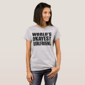 WERELD'S OKAYEST VRIENDIN T-SHIRT (Voorkant volledig)
