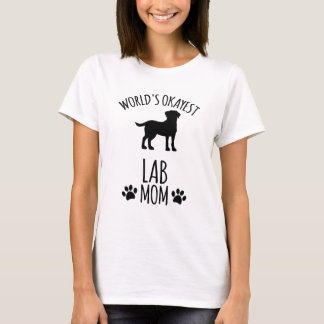 Werelds Oké Lab Moeder - Hond Moeder T-shirt