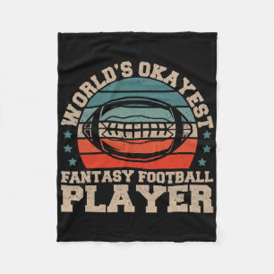 Werelds Okéste Fantasy Football Speler Fantasy Foo Fleece Deken