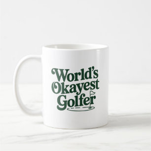 Werelds Okéste Golfer Retro Golf Humor Koffiemok