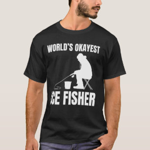 Werelds Okéste Ijsvisser IJsvissen T-shirt