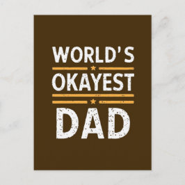 Werelds Okéste Papa Briefkaart