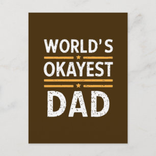 Werelds Okéste Papa  Briefkaart