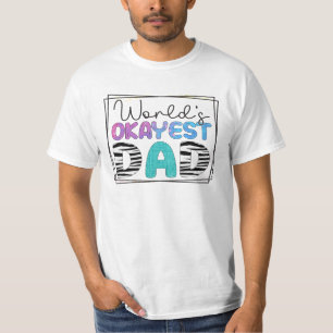 Werelds Okéste Papa T-shirt