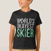 Werelds Okéste Skiër Sneeuw Wintersport Skiër