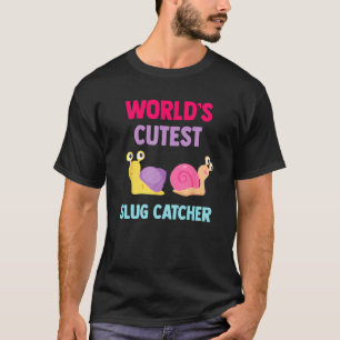 Werelds Schattigste Slakkenvanger Grappige Kleine T-shirt
