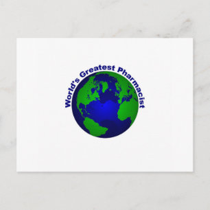 Wereldste apotheker briefkaart