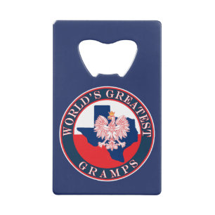 Wereldste Gramps Kredietkaart Flessenopener