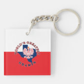 Wereldste Gramps Sleutelhanger (Achterkant)