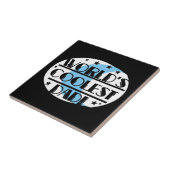 Wereldste pap-cadeautjes tegeltje (Zijkant)