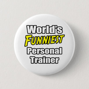 Wereldste persoonlijke trainer ronde button 5,7 cm