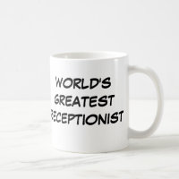 'Wereldste receptionistische' Mok