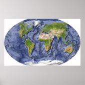 Wereldsteunkaart Poster (Voorkant)