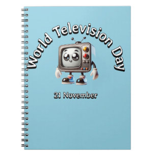 Wereldtelevisiedag. 21 november notitieboek
