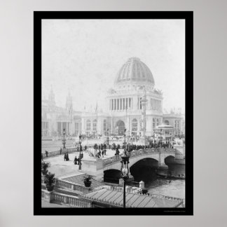 Wereldtentoonstelling over Columbia in Chicago 189 Poster
