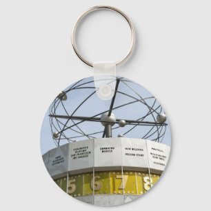 Wereldtijdklok in Berlijn Sleutelhanger