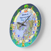 Wereldtijdzones Grote Klok (Hoek)