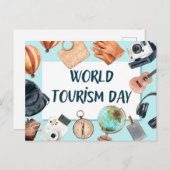 Wereldtoerismedag Briefkaart (Voorkant / Achterkant)