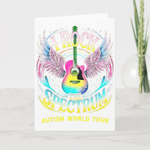 Wereldtour Autisme Ik Rock Het Spectrum Moeder Inc Kaart