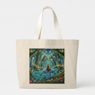 Wereldtour Schildpad Grote Tote Bag