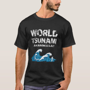 Wereldtsunamibewustwordingsdag Verenigde Naties T-shirt