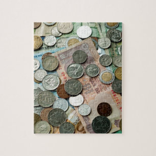 Wereldvaluta Legpuzzel