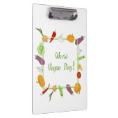 Wereldvegetarisch daglicht klembord (Rechts)