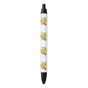Wereldvegetarisch daglicht zwarte inkt pen