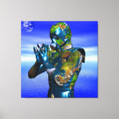 Wereldvervuiling Canvas Afdruk (Voorkant)