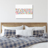 Wereldvlaggen Canvas Afdruk (Insitu (Slaapkamer))